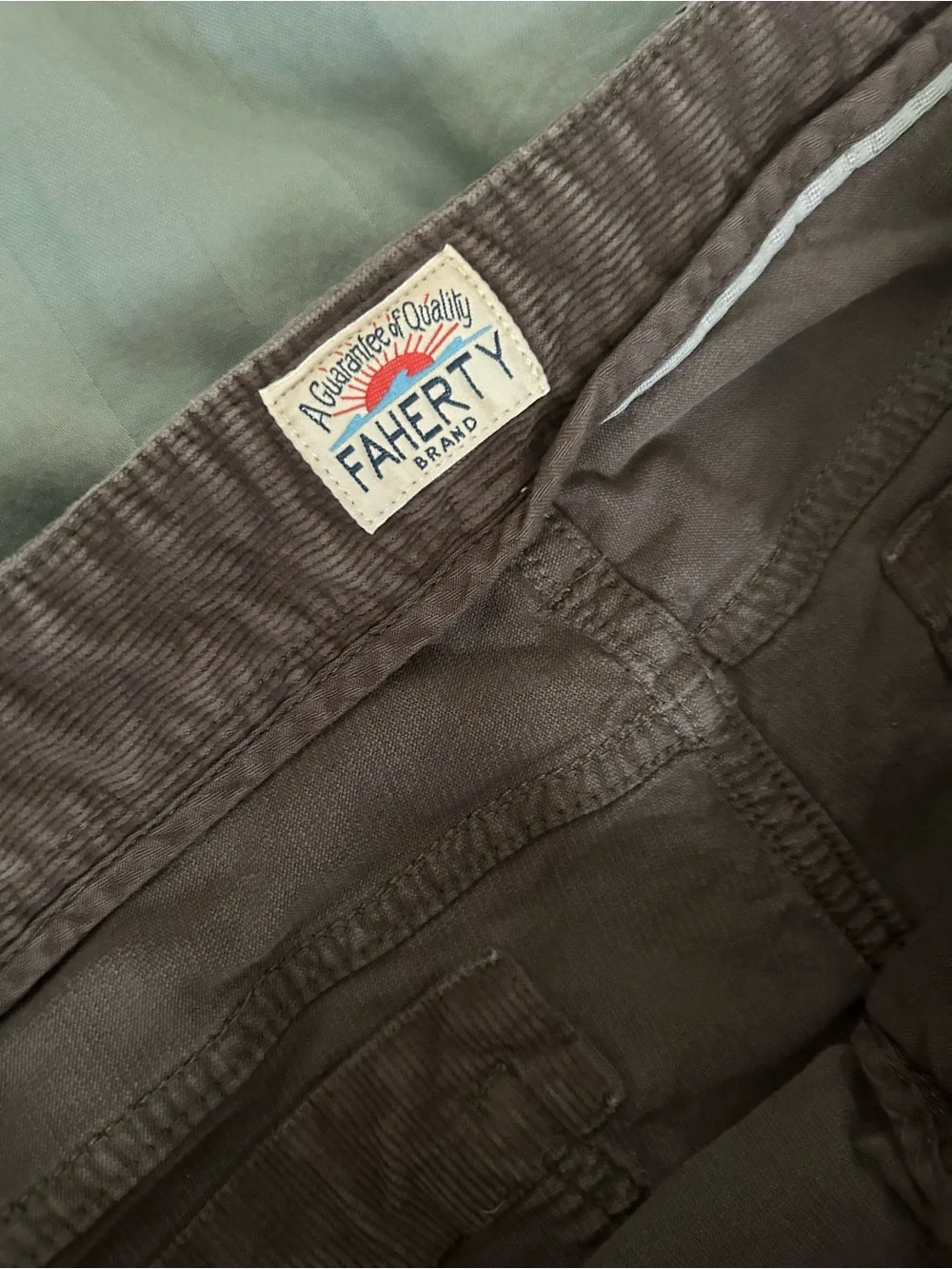 Faherty Men's Corduroy Pants - Straight Leg